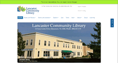 Desktop Screenshot of lancasterlibrary.org